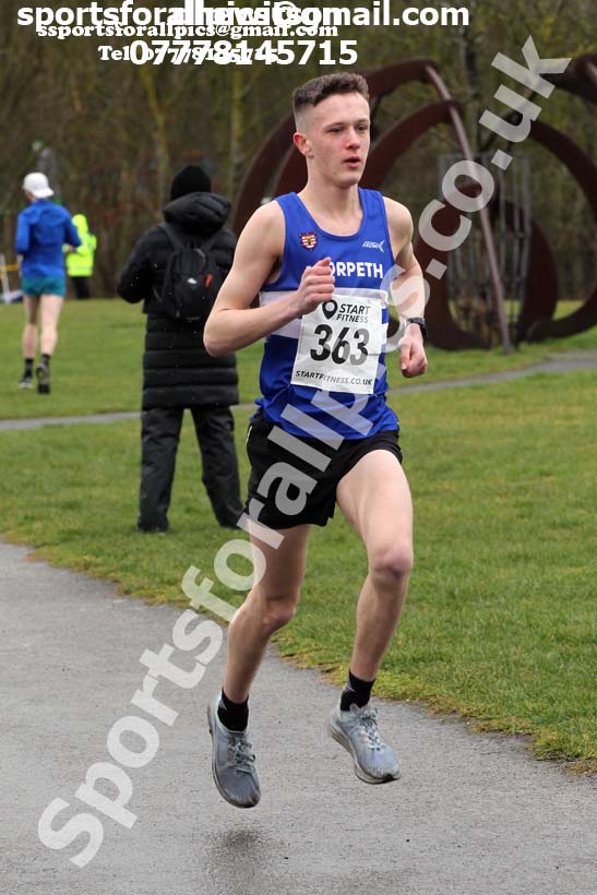 Senior mens NECAA Road Relays Champs., Hetton Lyons Oark, Hetton-le-Hole. Photo: David T. Hewitson/Sports for All Pics